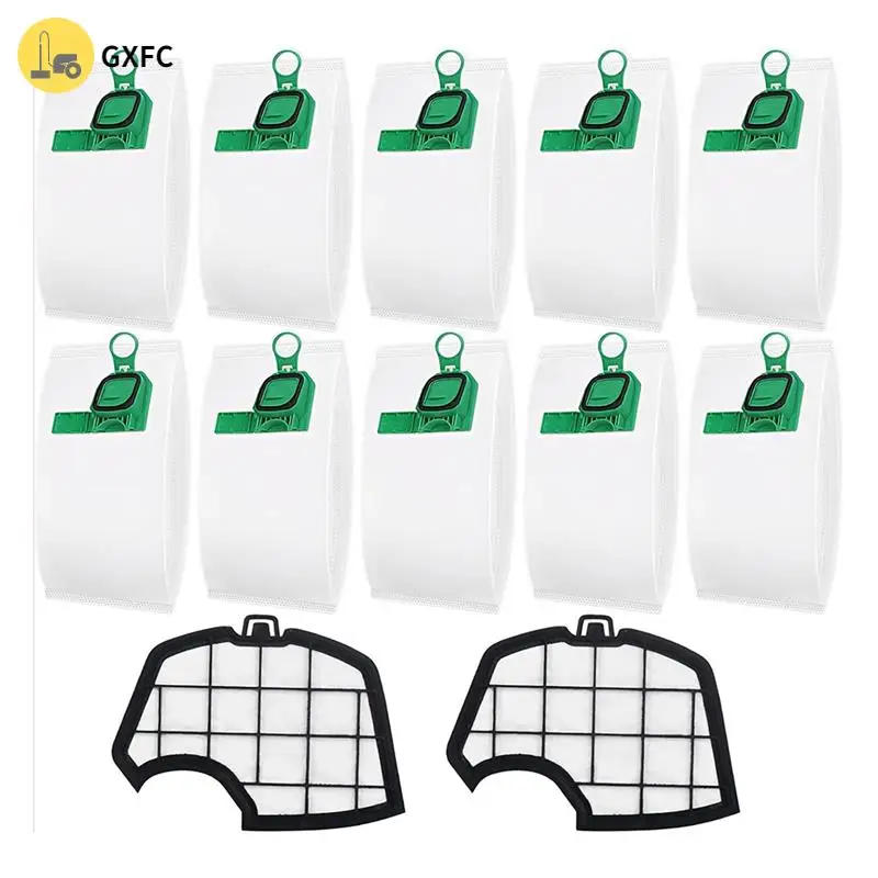 Description Picture 4 of item10Pcs Vacuum Cleaner Bags For Vorwerk Kobold VK140 VK150 FP140 FP150 With 2 Filters