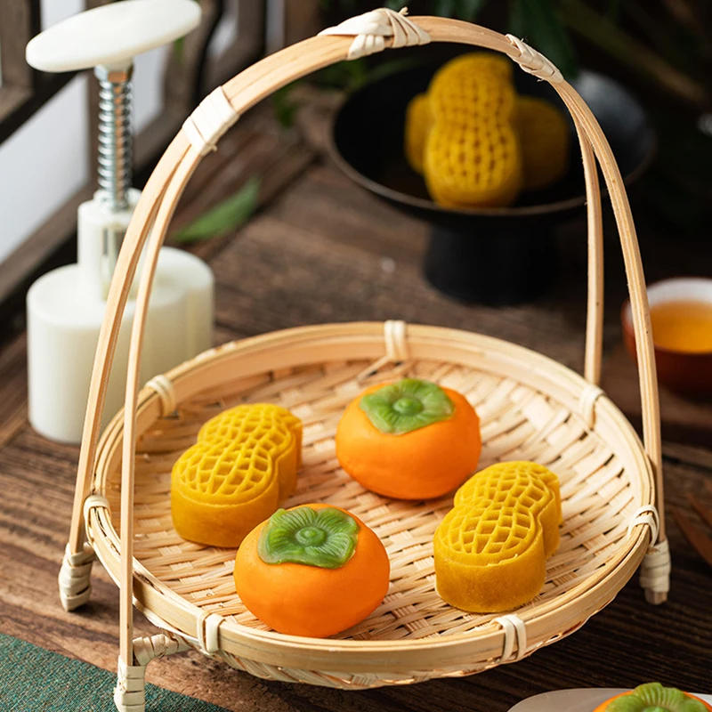 Description Picture 6 of itemMooncake Mold 25g 50g Peanut Stamp Cookie Mould Cutter Hand Pressure Baking Tools Cake Crisp Pastry Dessert Baking Accessories