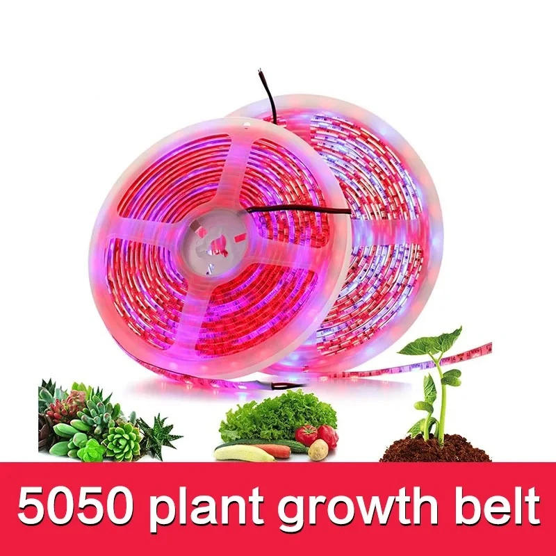 Description Picture 2 of itemLED Grow Light Full Spectrum LED Strip Plant Lamp 5m Growing Light 12V Phyto Lamp Growth Greenhouse Hydroponic Lighting SMD 5050