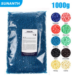 1​000g Hot Film Painless Waxing Beads Hard Wax Bean Heating Wax Machine Depilatory Wax Beans Bikini Face Legs Body Hair Remova