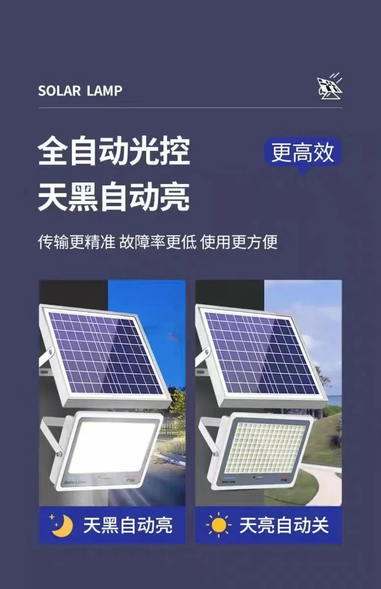 Description Picture 4 of itemDream Blue IP67 Waterproof Solar Light Home Outdoor Garden Light LED Floodlight Super Bright Waterproof Lighting Street Light