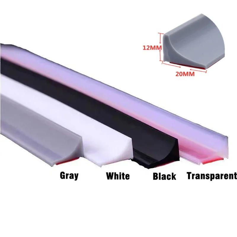 Description Picture 3 of itemMulti-size Kitchen Water Retaining Strip Self-adhesive Door Seal Strip Bathroom Separation Shower Dam Barrier Accessory
