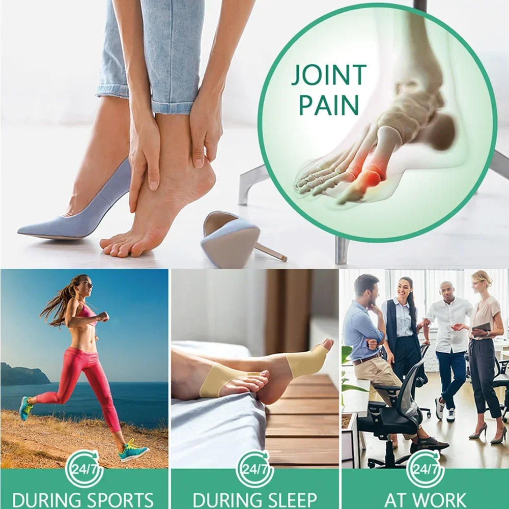 Description Picture 6 of itemToe Separator Hallux Valgus Bunion Corrector Toe Pain Relief Orthopedic Pedicure Tools Foot Care Corrector De Juanetes Para Pies