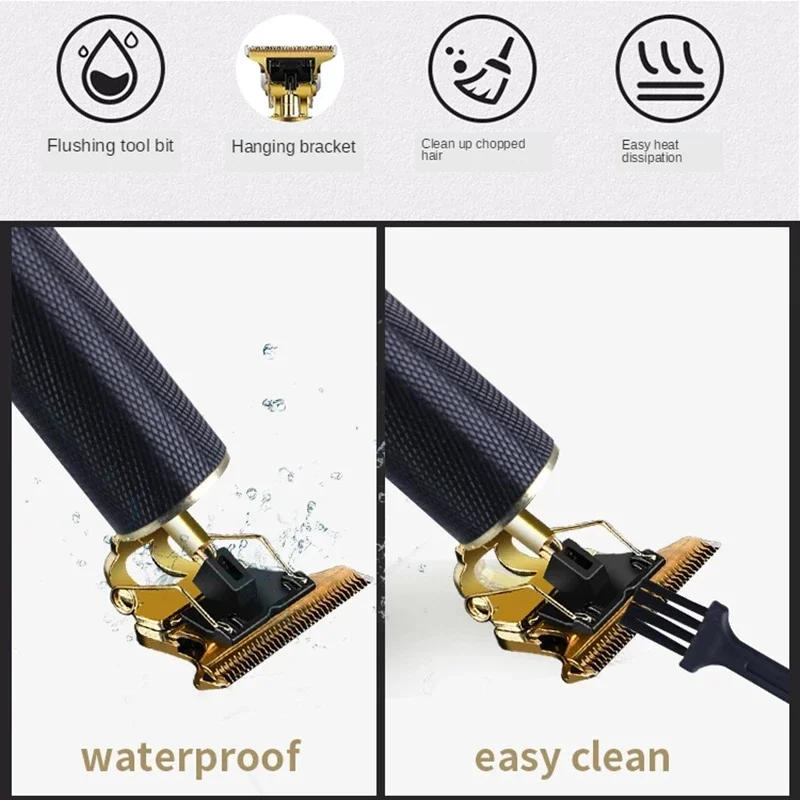 Description Picture 4 of itemT9 Hair Cutting Machine Professional Hair Clipper for Men Electric Hair Trimmer New Electric Men's Barber Head Carving