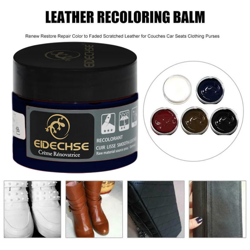 Description Picture 5 of item50ml Repair Leather Cream Color Repair Paste Filler Compound For Leather Restoration Cracks Burns Holes Black White Brown Repair