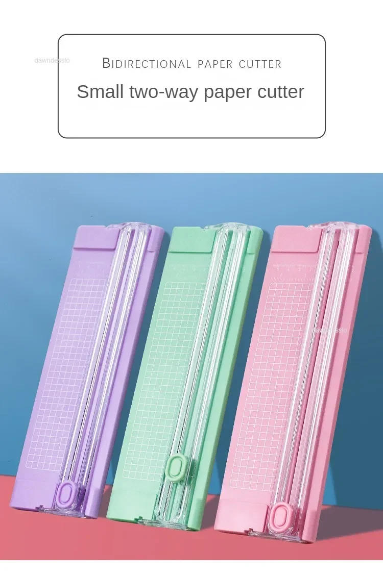 Description Picture 2 of itemPlastic Base Paper Trimmer Portable A4 Paper Cutting Machine Photo Cutter Scrapbook Blade Home Office Art Crafts Tools