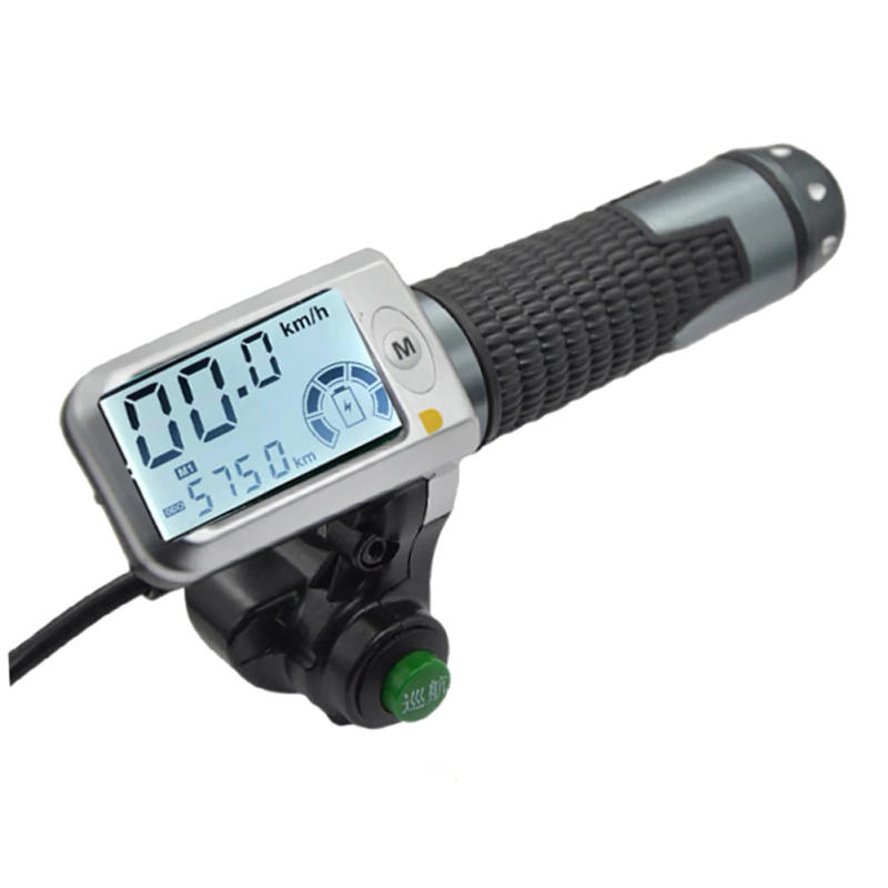 Description Picture 5 of item1 Pair Electric Bicycle Throttle Grip With LCD Display 36-60V Speed Control Throttle For E-Bike Scooter  Handlebar Accelerator