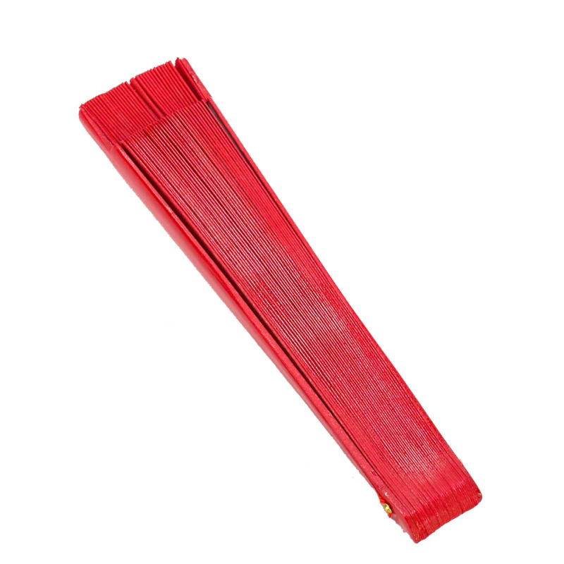 Description Picture 4 of itemMuy Bien Spanish Wooden Hand held Folding Fan Cheongsam Catwalk Dance Performance Accessories Wedding Celebration Red Fan Decor
