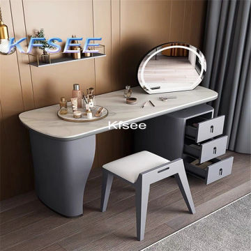 Kfsee 1Pcs A Set Prodgf  ins Make Up Table Dresser with your stool and mirror