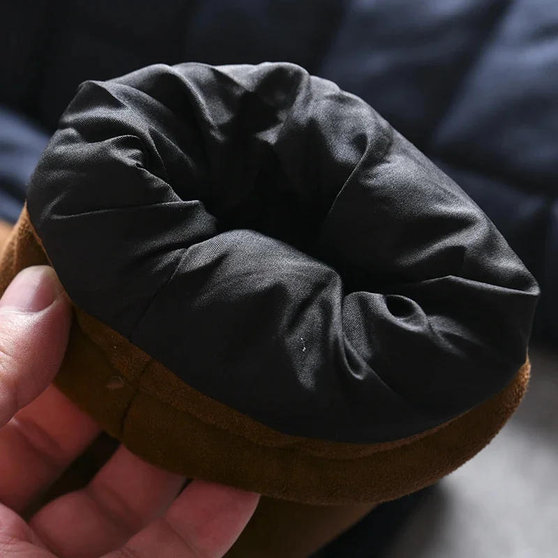 Description Picture 6 of itemYOLANFAIRY 2024 Winter Jacket Men’s Parkas Cotton Padded Jackets Men Suede Stand Collar Warm Coats куртка FCY2441