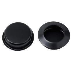 Brand New Door Handle Sliding Simple Appearance Stainless Steel 6pcs Beveled Black Black Carbon For Long Term Use