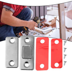 Magnetic Steel Catch Latch Ultra Thin For Door Cabinet Cupboard Closer Door Protection Door Draft Stopper Door Damper For Rome