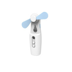 Portable 2 In 1 Mini Fan Humidifier USB Rechargeable Handheld Fan Water Spray Mist Fan Face Steamer Air Conditioner for Outdoor