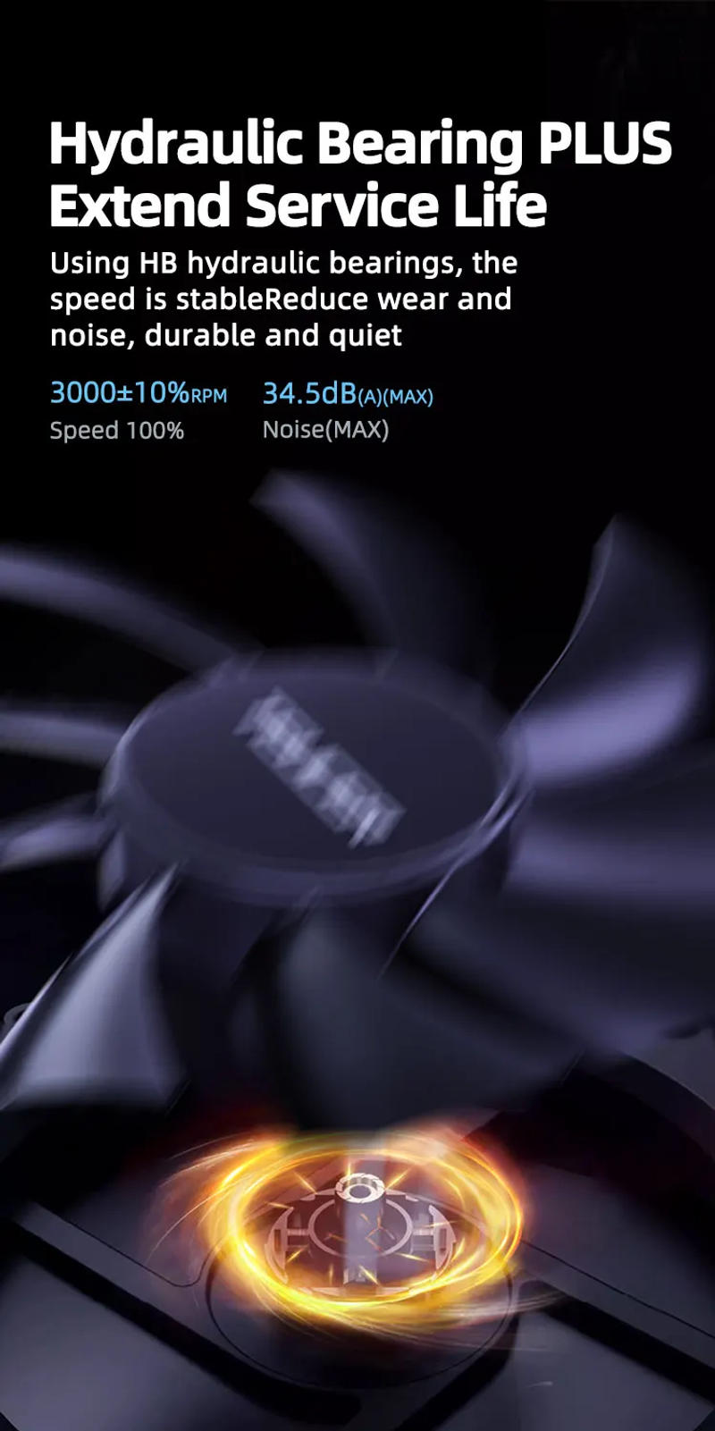 Description Picture 6 of itemTeucer UT-8015 8CM Chassis Fan Slim 15mm Thinckness 12V/4Pin PWM Hydraulic Bearing 1200-3000rpm PC Case Cooling Ventilator