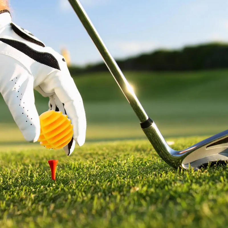 Description Picture 5 of itemFoam Golf Practice Balls 42mm Striped Hollow Training Ball Colorful Training Aid Accessories for Driving Range Swing Practice