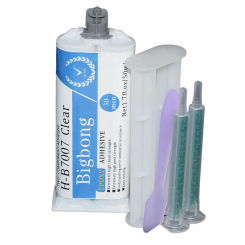 50ml Epoxy Resin Glues 1:1 Caulk Adhesives Transparent Structural AB Glues Set for Metal Ceramic Wood Glass Hard Plastic Bonding