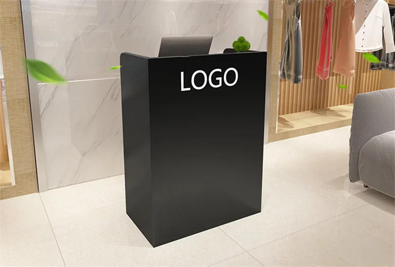 Description Picture 5 of itemSimple Modern Small Reception Desks Restaurant Cashier Counter Small Barber Shop Beauty Salon Simple Cashier Counter Bar Tables