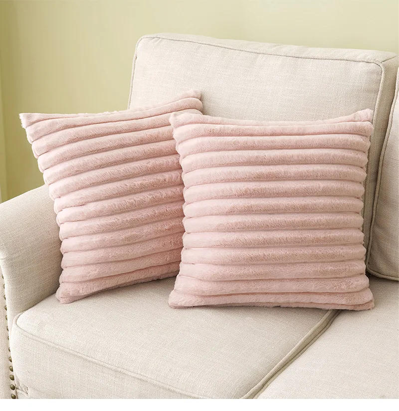 Description Picture 6 of itemSuper Soft Plush Pillow Case Winter Throw Cushion Cover for Sofa and Bedside, Living Room Nordic Decorations Rectangle Cover