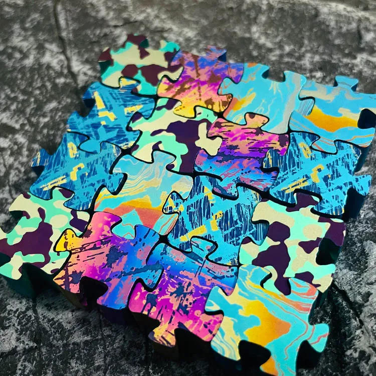 Description Picture 5 of itemEDC Titanium Alloy  Beads A Kinife Pendant Paracord Outdoor Puzzle Decorations Necklace Bracelet Camping Gear EDC Tools