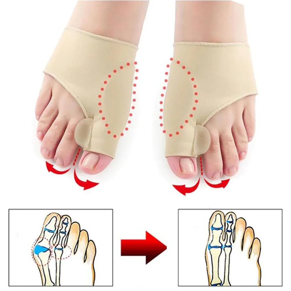 Description Picture 2 of itemToe Separator Hallux Valgus Bunion Corrector Toe Pain Relief Orthopedic Pedicure Tools Foot Care Corrector De Juanetes Para Pies