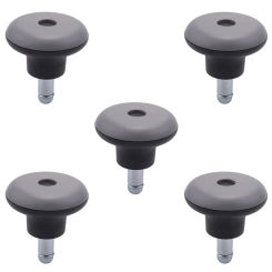 5Pcs Bell Glides Replacement Office Chair Wheels Stopper Office Chair Swivel Caster Wheels, 2 Inch Stool Bell Glides