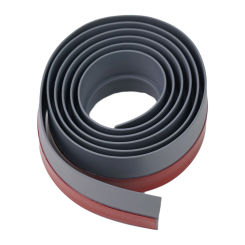 1M PVC Floor Threshold Seam Edge Trim Sealing Strip Self-adhesive Door Bottom Anti-collision Rubber Strip Protective Carpet Mat
