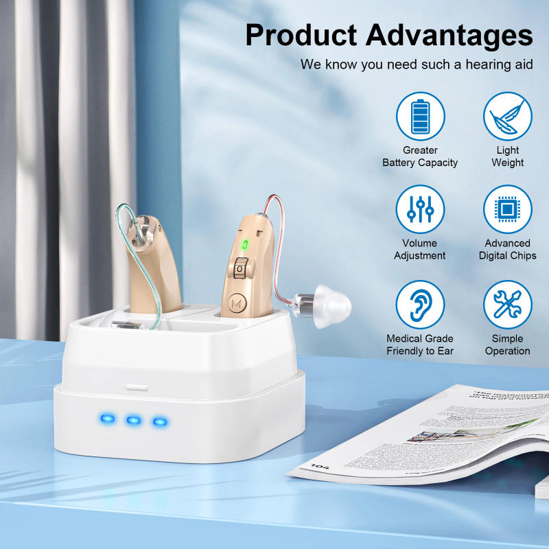 Description Picture 4 of itemUSB Rechargeable Hearing Aids for Seniors,Personal Sound Amplifier, Adult Hearing Aid with Charging Case