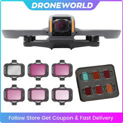 Sunnylife Camera Filters Set for DJI Avata 2 Filter MCUV HD Optical Glass Lens ND8/16/32/64 for DJI Avata 2 Drone Accessories
