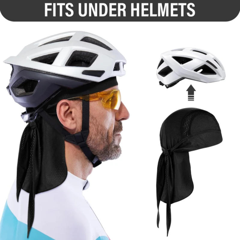 Description Picture 4 of itemOutdoor Sports Pirate Hat Breathable Quick-Drying Headband Sweat-Absorbent Helmet Lining Unisex Beanies Cycling Running Fishing