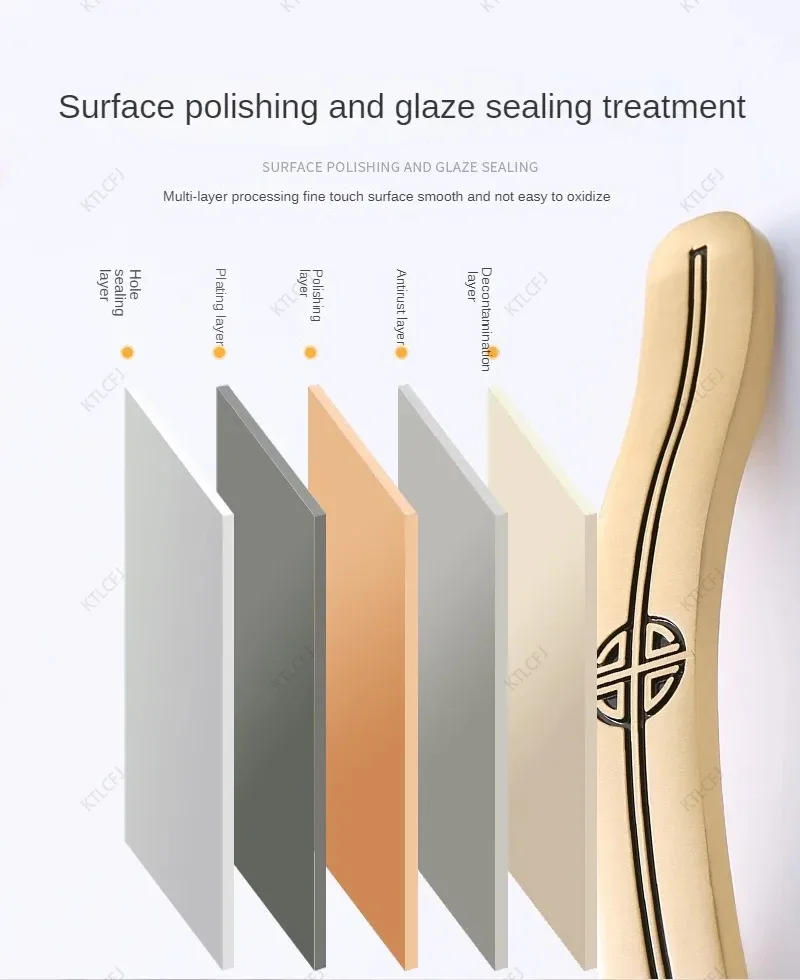 Description Picture 4 of itemChinese Style Cabinet Door Handle Brass Single Hole Drawer Wardrobe Door Handle Pure Copper Antique Cabinet Door Handle