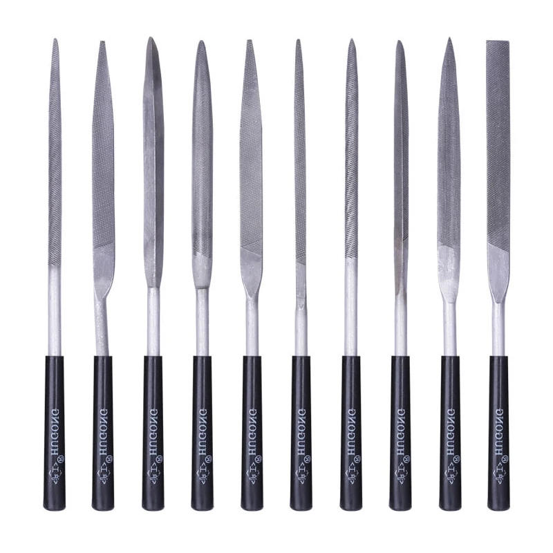 Description Picture 3 of item5/10pcs 140mm Mini Needle File Set DIY Wood Rasp File Needle Jewelry Polishing Carving Diamond File Handy Tools Ceramic Crafts