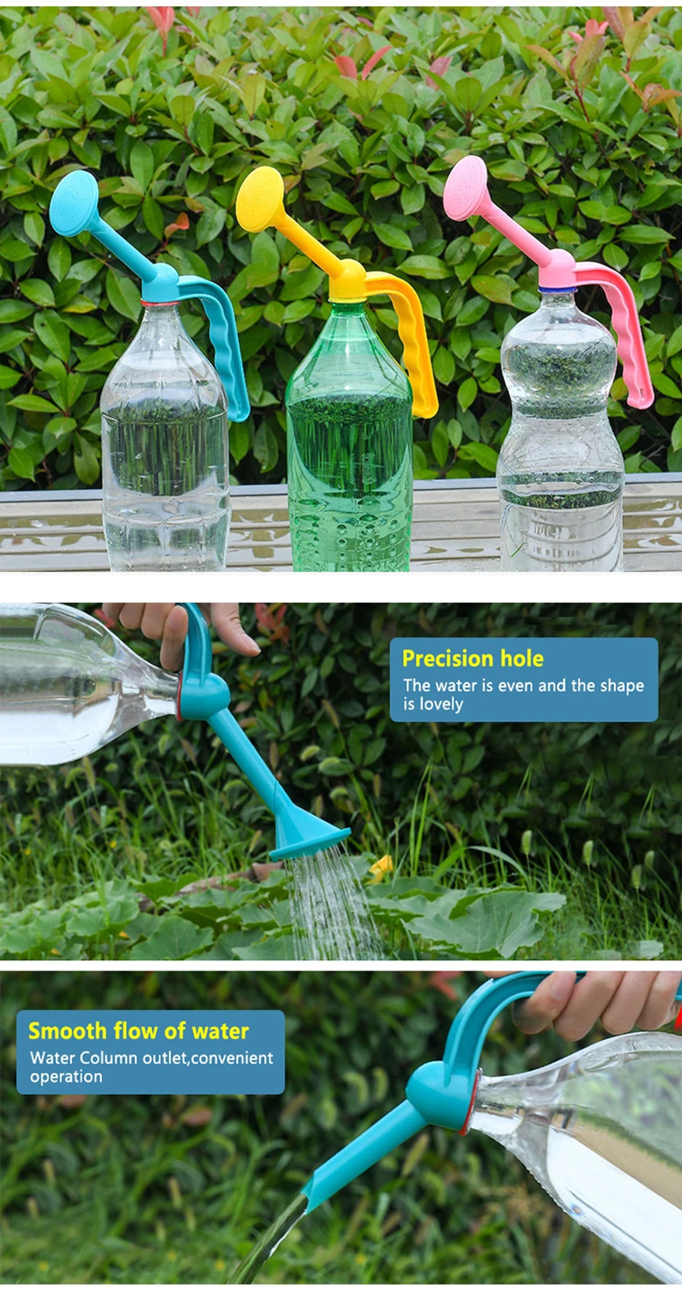 Description Picture 4 of itemGardening Plant Watering Handheld dual-purpose water spray Bottle Water Can Top Waterers Shower Seedling Irrigation