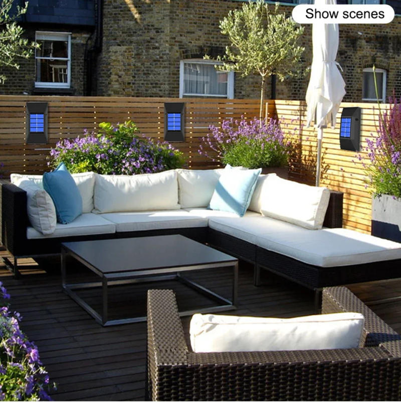 Description Picture 6 of itemLED Solar Lights Outdoor Solar Up and Down Spot Lights Waterproof Wall Lamp Solar Powered Sunlight Solar Lamp Garden Decorative