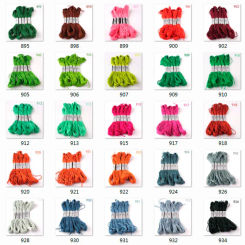 899--951-10 pieces  cross stitch    threads   / cross stitch embroidery thread / Custom   threads  colors