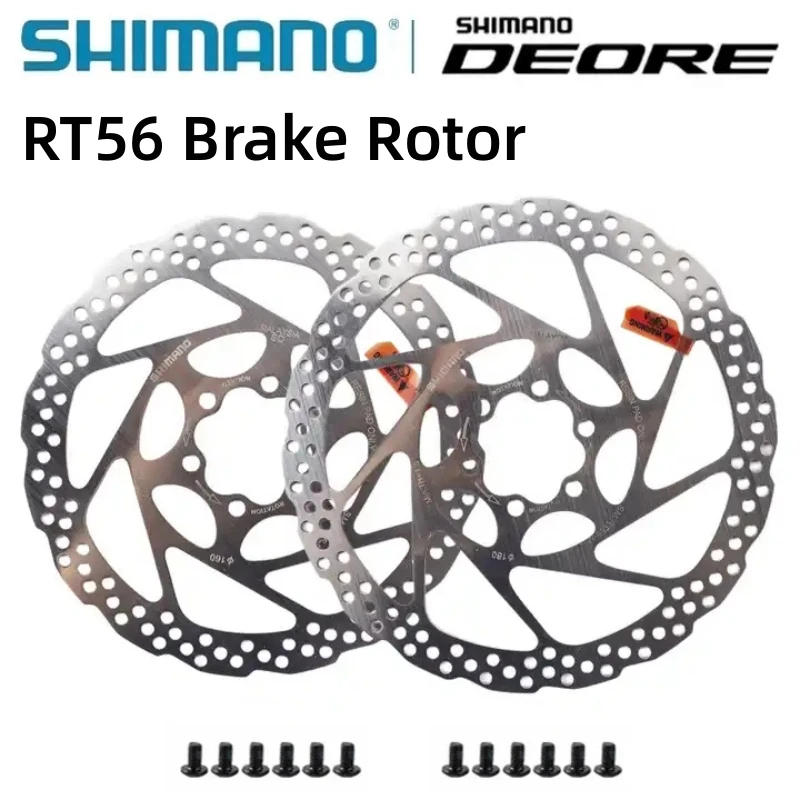 Description Picture 2 of itemSHIMANO DEORE SM-RT56 Brake Rotor 160MM 180MM Mountain Bicycle Hydraulic Disc Brake Rotors with 6 Bolts for Resin Pad Bike Parts