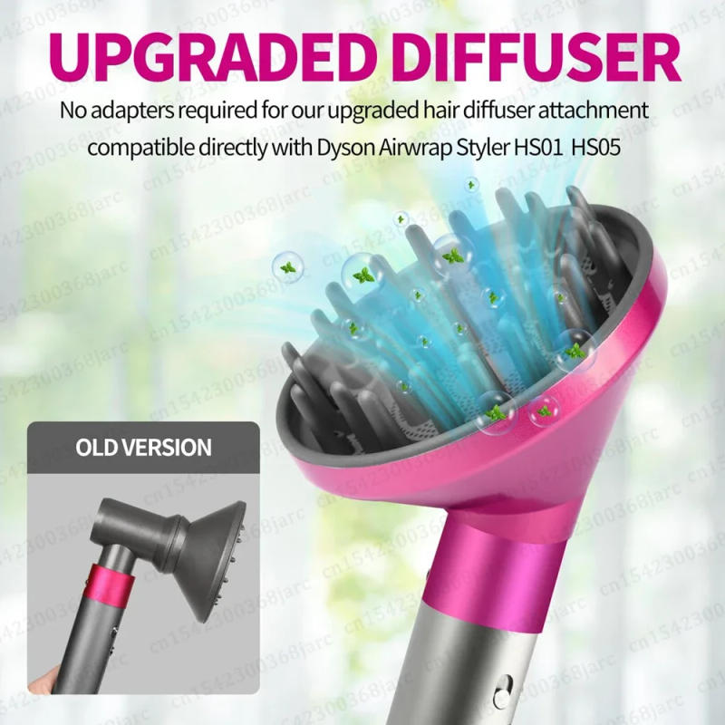 Description Picture 6 of itemHair Curler Nozzle For Dyson Airwrap HS01 HS05 Sencicimen X9 Hair Dryer Accessories Multi Hair Styler Hard Soft Smoothing Brush