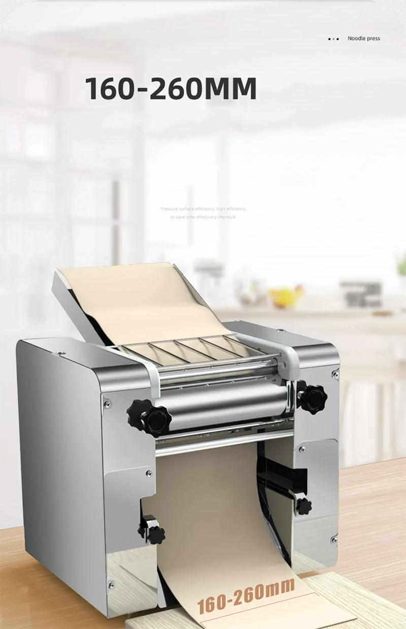 Description Picture 5 of itemElectric Noodle Machine Kneading Making Household Dough Roller Tablet Press Cutting Small Stainless Steel Multifunctional