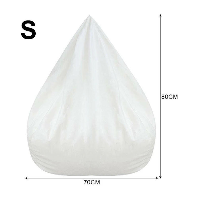 Description Picture 2 of itemLarge Lazy Sofas Covers Bean Bag Inner Lining Without Filling Bedroom Living Room Sofa Chair Furinture Pouf Puff Couch Tatami