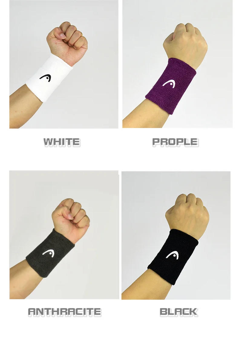 Description Picture 5 of itemOriginal HEAD Tennis Wristband Badminton Sport Wristband Comfortable Sweat Wiping Non Slip Wristband