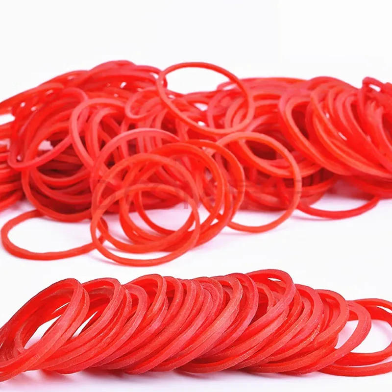 Description Picture 4 of itemHigh Quality Red Latex Rings High Elastic Rubber Bands Supplies Stretchable O Rings Diameter 19mm-60mm