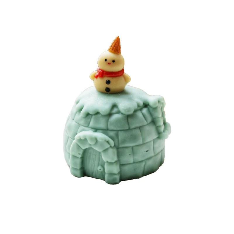 Description Picture 5 of itemSnowroom Scented Silicone Candle Mold DIY Christmas Gypsum Resin Soap Mould Home Decor Holiday Gifts Mold for Candle Making