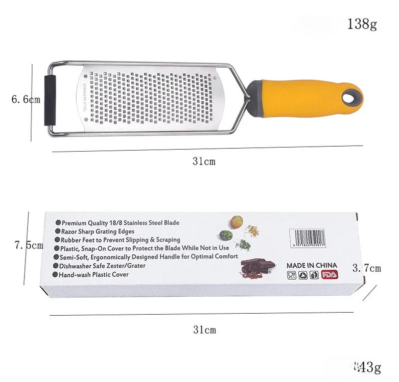 Description Picture 4 of itemCheese Planer Cheese Planer Multi functional Stainless Steel Sharp Vegetable Fruit Tool Cheese Planer Slicer Sharp Kitchen Tool