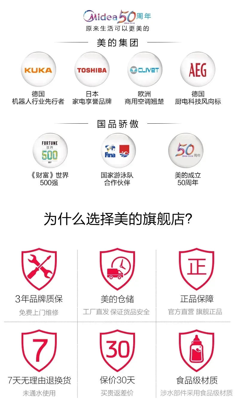 Description Picture 2 of item220V New Model Midea Water Dispenser for Home and Office Use with Smart Automatic Hot and Cold Vertical Design