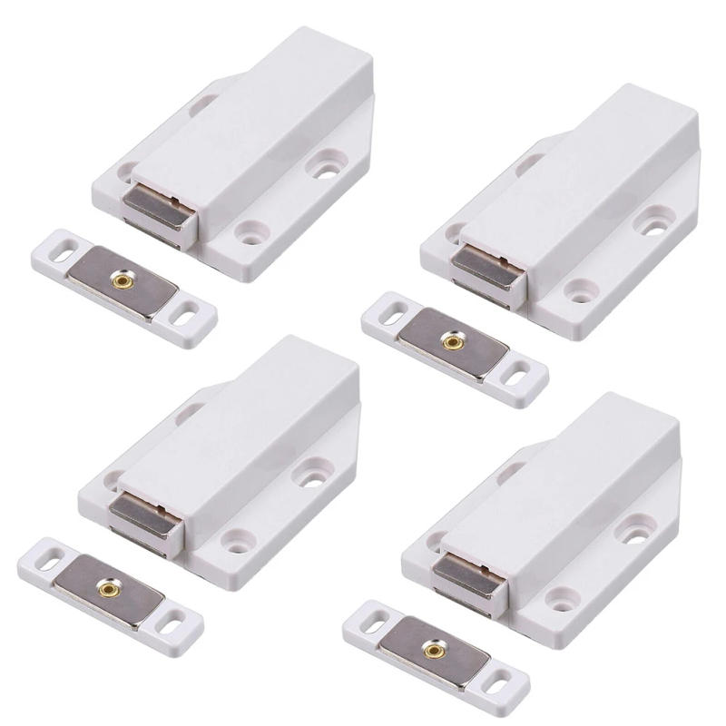 Description Picture 4 of item4Pcs Magnetic Door Catches Kitchen Cupboard Concealed Latch Wardrobe Cabinet  Magnetic Suction Rebound Device Furniture Hardware