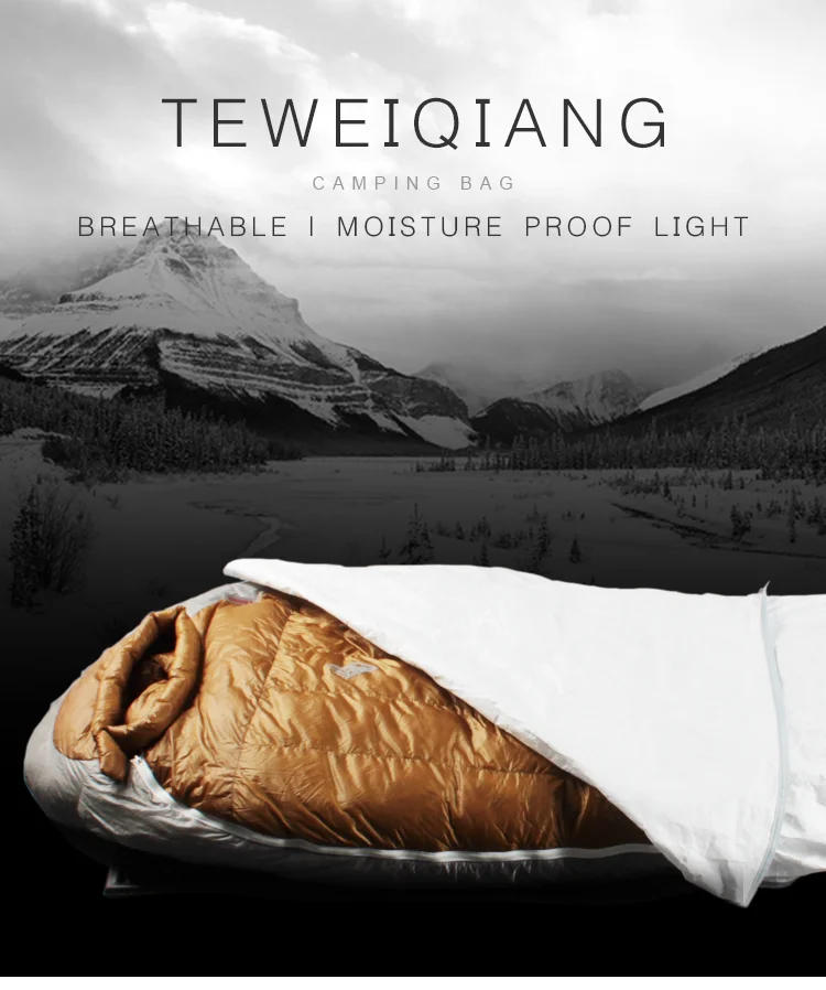 Description Picture 2 of item3F UL GEAR Upgrade TYVEK Sleeping Bag Cover Ventilate Moisture-proof Warming Every Dirty Inner Liner Bivy Sleeping Bags