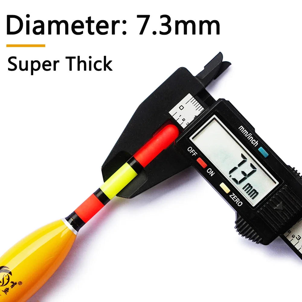 Description Picture 6 of itemFish Bite Alarm Light Fishing Float 5g 7g 10g 12g 15g 20g USB Charger CR425 Battery Night Flash LED Vertical Buoy Sensor Lamp