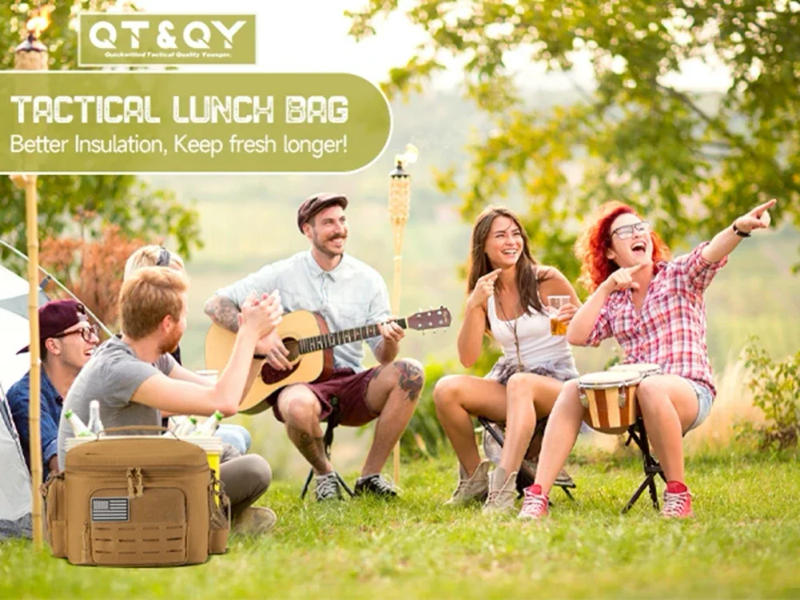 Description Picture 2 of itemTactical Thermal Cooler Bag Outdoor Heavy Duty Lunch Box Work Leakproof Insulated Durable Lunch Bag for Men Meal Camping Picnic