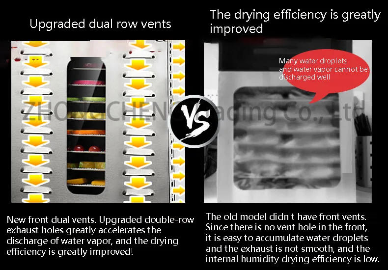 Description Picture 4 of item22 Layer Commercial Dehydrator 1500W Food dried fruit machine fruit tea vegetable soluble beans air-dried pet meat  food dryer
