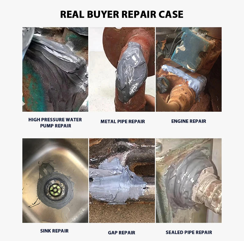 Description Picture 5 of item50/85g A+B Glue Casting Adhesive Industrial Repair Agent Casting Metal Cast Iron Trachoma Stomatal Crackle Welding Glue