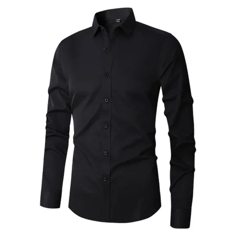 Description Picture 6 of itemKorean Fashion Men Shirts Casual Men's Long Sleeve Shirt Youth Mens Y2k Clothes Tactical Business Tops Male Clothing